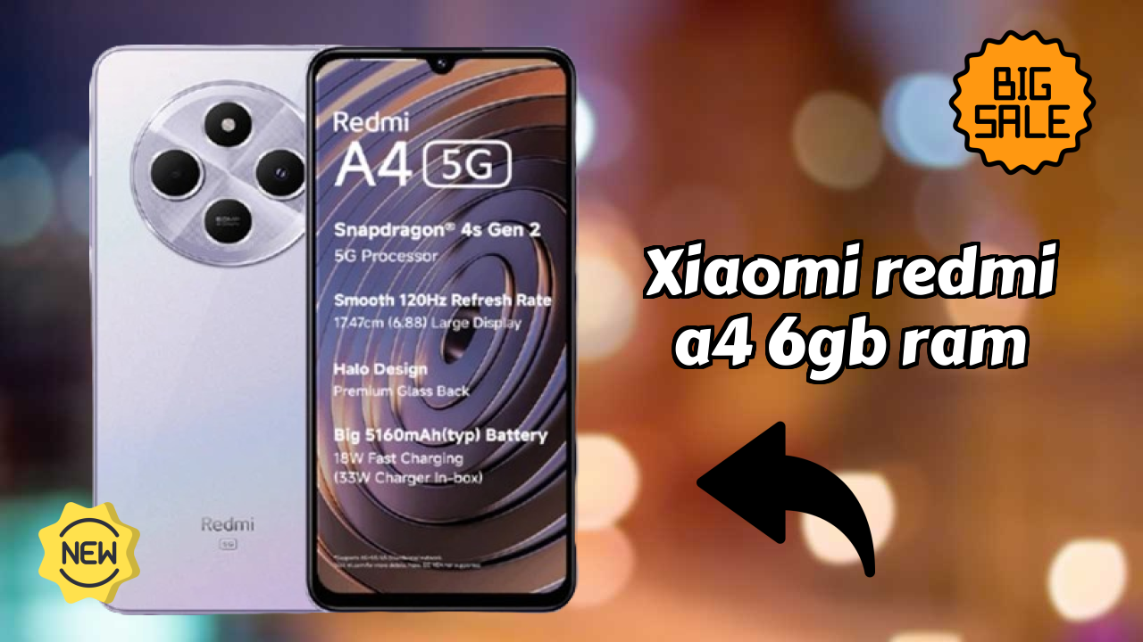 Xiaomi Redmi A4 6GB RAM Display Quality: IPS LCD Explained
